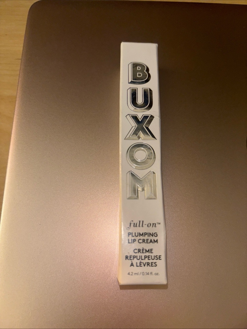 Buxom Full-On Plumping Lip Cream in White & Silver Box